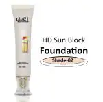 Glam21 HD Sunblock Foundation| Oil-Control Non-Greasey Long Lasting Formula-Soft Matte Finish,40g-02