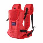 Magic Seat Premium Unisex Baby Carrier Bag- 3 in 1 Front, Back & Head Support Kangaroo Bag - Red