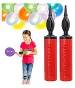 Hippity Hop Plastic Multicolor Manual Balloon Pump Pack