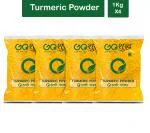 Goshudh Haldi Powder 4 kg (1Kg X 4 Pack) Turmeric Powder