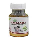 PAIN RELIEF OIL (AMIJARA PAIN RELIEVING OIL), 50 ml, Ayurvedic Oil For Relief From Knee And Joint Pain, Muscle Pain, Back And Neck Pain, Sprains, Hamstring.