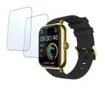 Toppings Watch Screen Protector Anti-Bubble and Anti-Fingerprint PET Film 0.12mm Thickness Screen Guard for Noise ColorFit Icon 3 (Pack of 4)