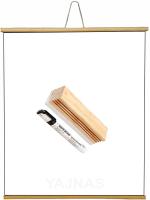 SHELFKING 2x3 Feet, Non-Magnetic Wooden Whiteboard With 1 Marker and 1 Wooden Duster White board (24 inch x 36 inch)