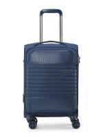 American Tourister Fornax 55 Cms Blue Small Cabin Spinner Trolley Bag