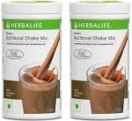 Herbalife Nutrition Formula 1 Shake 500g Weight Loss - Dutch Chocolate Pack of 2 Plant-Based Protein (1000 g, Chocolate)