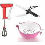 ODD M EVEN Vegetable Blender, Knife, Cutter and Strainer Kitchen Tool Set