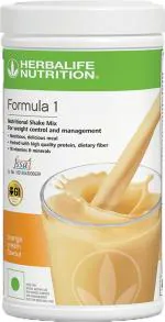 Herbalife Nutrition Formula 1 Nutritional Shake Mix Orange Cream flavor for weight loss Protein Blends (500 g, Orange)