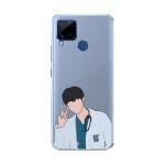Emble Designer Clear Tranperant Silicone Case For Realme C15-Design A29 ( TPU | Soft , Realme C15| Multicolor )