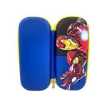 FULLKART Ironnman 3D Cover EVA Pencil Case Large Capacity Pencil Pouch Bag Compass School Pouch Organizer for Students Kids Stylish Pen Holder Pouch, Stationery Box, Cosmetic Pouch Bag