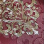 Eurotex Red Damask Design Polypropylene Wallpaper 53 cm x 1000 cm (EW-681094)