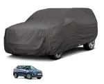 Auto Hub Car Body Cover Compatible with Hyundai Creta (Model : 2015-2019) with Mirror Pockets, Triple Stitched, Water Resistant Car Cover, Grey