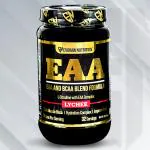 EVORAW NUTRITION Power packed EAA & BCAA Blend for Pre, Intra & Post-workout (450 gram -Lychee) 32 servings