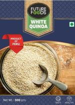 Future Foods White Quinoa - 500 gram,Complete Vegan Protien Source, Gluten Free, Rich in Protein