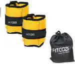 Fitcozi Soft Sweat Resistant for Dance, Exercise, Walking, Jogging Ankle Weights 1 kg Yellow Ankle Weight (1 kg)