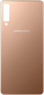 PURPLESAVVY Gold Glass Back Panel For Samsung Galaxy A7 2018