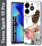Fashionury Back Cover for Tecno Spark 10 Pro (Multicolor, Silicon, Pack of: 1)