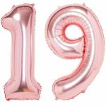 ACOME Gold Foil Rose Gold Foil Balloon (Pack Of 2)