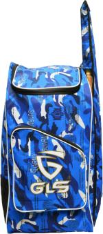 GLS Sniper Duffle Cricket Kit Bag with One Side Bat Sleeve (Blue)