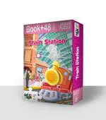 Advit Toys Multicolor Train Station Jigsaw Puzzle 48 Piece And 24 Page Book (Combo Pack Of 1)