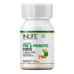 INLIFE Prebiotic and Probiotics Forte Supplement for Men & Women 25 billion CFU with 14 Strains with Prebiotic, Digestion Gut & Immunity Health Supplement - 60 Vegetarian Capsules