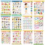 Purple Turtle Early Learning Educational 12 Charts (3 to 4 years)