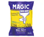 Magic Paints Rock Premium Wall Putty Powder Smooth Finish Interior & Exterior Walls Painting | Holes | Clay Art | Crack repair Filler | Art & Craft (2 KG Bag)