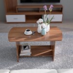 Neudot SLING Teak Engineered Wood Coffee Table
