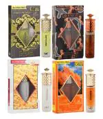 MANASIK Najdi, Mahsem Al Soudaf, Musk Abiyad And Mirage Aqd Floral Attar (Pack Of 4)