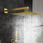 BATH GURU Durable Overhead Shower 6 x 6 inch