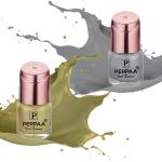 Perpaa Silver, Golden Nail Polish (Pack Of 2)