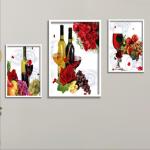 saf Premium Modern Art Digital Reprint 19.5 inch x 34.5 inch Painting (With Frame, Pack of 3)