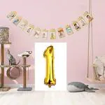 Sv Traders 1st birthday bunting garland photo banner 1-12 month