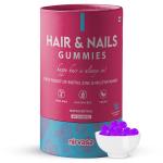 Nirvasa Hair & Nail Gummies with Biotin Helps Keep Hair, Nail, Skin Healthy & Nourished - 60 Gummies