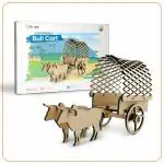 DIY-3D Bull Cart Model | Cardboard Games for Kids | Fun & Learning Mittimate