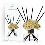 EM5 Apple Bergamot 8 Reeds With Diffuser Jar And Oil Set For Home Fragrance And Aromatherapy, 120 ml