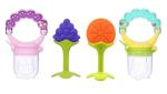 Manan Shopee Kids Multicolor Silicone Baby Fruit Nibbler Feeder