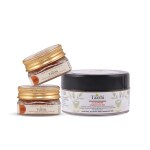 Taashi Seabuckthorn 100% Natural Vegetarian Collagen Builder Beauty Capsules (pack of 2) with Taashi Cucumbar Under Eye Gel