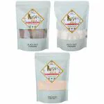 Kush Gold Combo Pack of Black Salt, Rock Salt & Pink Salt Powder (500gm Each)