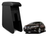 WolkomHome Car Arm Rest Wooden Armrest Black Color with Cushion & Storage Box for City Ivtec