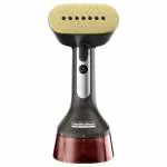 Hamilton Beach Professional Garment Steamer, Steam Iron for Clothes, 1740Watt Fast Heat Up, Turbo Steam Mode, Detachable Fabric Brush, Large 300ml Water Tank, Ergonomic Handle, 2m Cord, Red