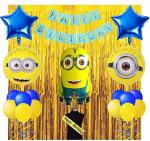 AT Presents Happy Birthday Minion Theme Decoration Combo / Kit / Pack / Set Perfect Combination Make Occasion Merorable For Life Time