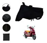 Riderscart Waterproof Two Wheeler Body Cover with Storage Bag for Suzuki ACCess 125 Disc CBS (Black)