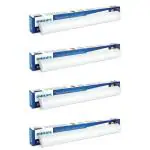PHILIPS 40-watt LED Batten/Tubelight | StarBright Compact 4-ft Decorative Modern LED Wall Tubelight for Living Room & Bedroom | Cool Day Light, Pack of 4
