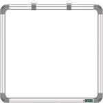 SHELFKING Non Magnetic 2X2 Feets, Double-Sided Writing Whiteboard & Green Chalkboard Whiteboards (White, Green)
