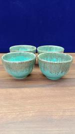Caffeine Multicolor Stoneware Katori Bowl (Set Of 4)