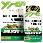 MuscleXP Multi Greens and Fruits Multivitamin with Fruit, Vegetable and Herbal Blend - 60 Tablets