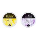DeBelle Nail Polish Remover Wipes Combo of 2 - Lime Lush & Blueberry Blush (30 pads)
