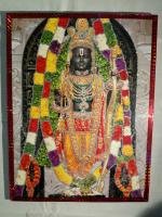 My God Gift - A promise of Quality Shree Ram lalla Ayodhya Sparkle Coated Framed, Home Decorative Gift Item Painting (11 X 8 Inches,