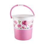 Joyo Dream Home Bucket Set - 2 Piece (25 L Bucket & 1500 ml Matching Mug ) Round for Bathroom- , Pink