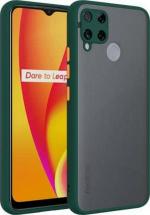 Star Craftune Redmi C15 Green Silicone Flexible and Protective Designing Mobile Back Cover